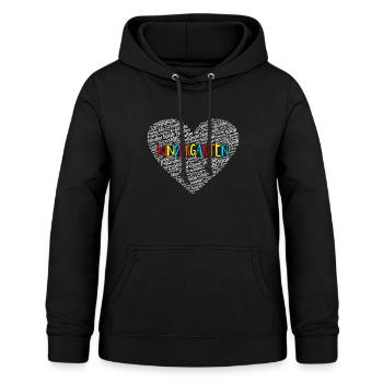 Kindergarten - Frauen Hoodie - Schwarz - Vorne - AI Model Female 172 light (172cm)