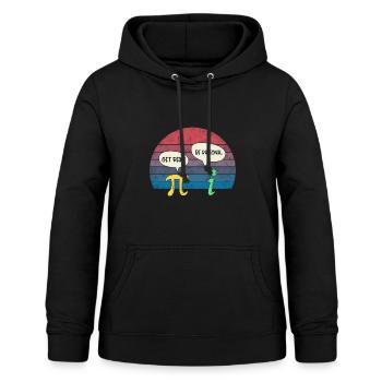 Vintage Get Real Rational Pi Day sein, ich imaginäre - Frauen Hoodie - Schwarz - Vorne - AI Model Female 172 light (172cm)