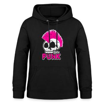 Punk Rock Musik Punkrocker Punks Punker Geschenk - Frauen Hoodie - Schwarz - Vorne - AI Model Female 172 light (172cm)
