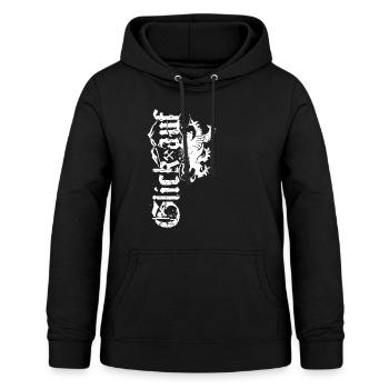 Glick auf Sachsen Erzgebirge sächsisch Erzgebirger - Frauen Hoodie - Schwarz - Vorne - AI Model Female 172 light (172cm)