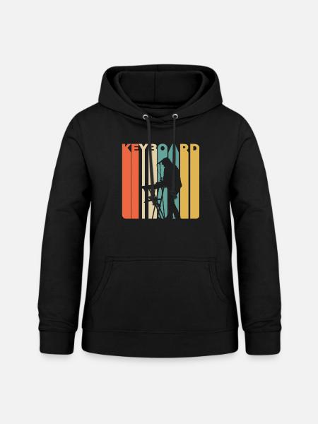 Keyboarder Keyboarder - Frauen Hoodie - Schwarz