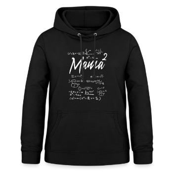 Mama hoch 2 Mutter von zwei Kindern Mathe Lehrerin - Frauen Hoodie - Schwarz - Vorne - AI Model Female 172 light (172cm)