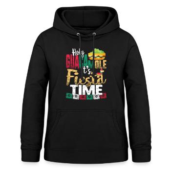 2 Holy Guacamole Es ist Fiesta - Frauen Hoodie - Schwarz - Vorne - AI Model Female 172 light (172cm)