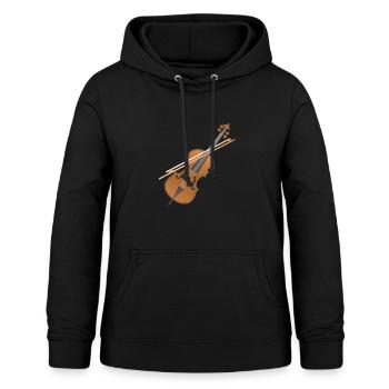 Cello - Frauen Hoodie - Schwarz - Vorne - AI Model Female 172 light (172cm)