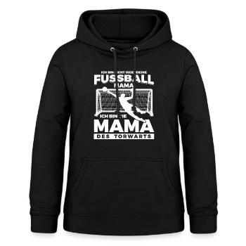 Mama des Torwarts Fußball - Frauen Hoodie - Schwarz - Vorne - AI Model Female 172 light (172cm)