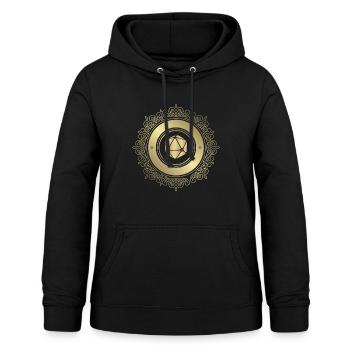 RPG magic dice - Women's Hoodie - black - Front - AI Model Female 172 light (172cm)