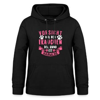 Méfiez-vous de la maîtresse - Sweat à capuche Femme - noir - Devant - AI Model Female 172 light (172cm)