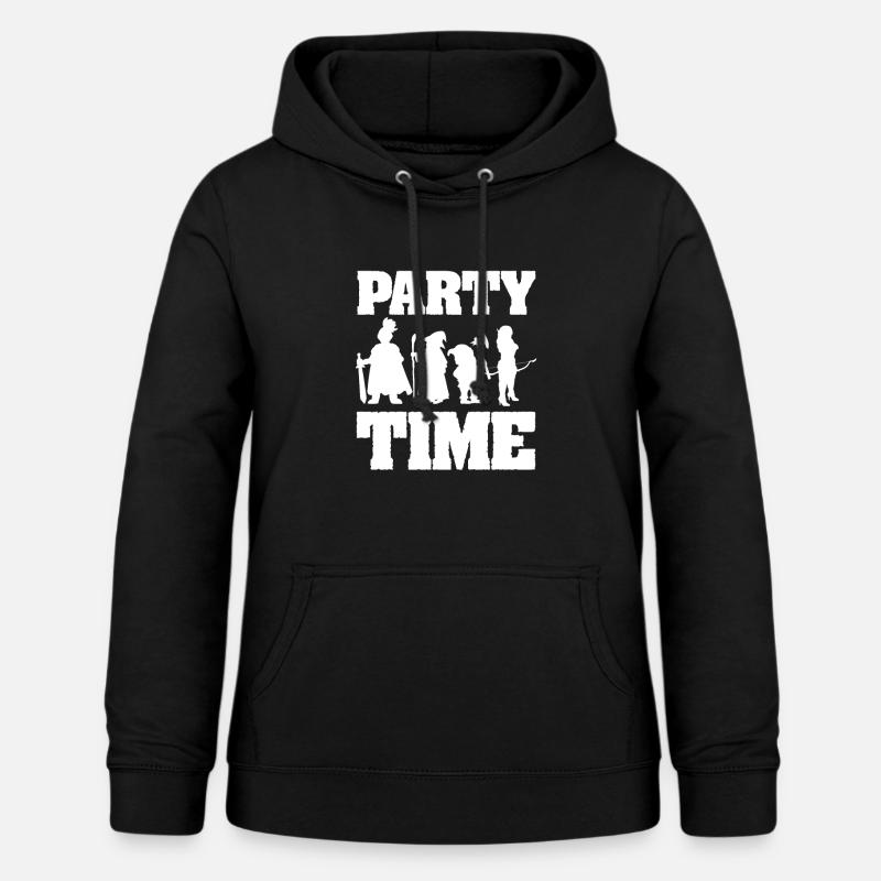 Stylo et papier D20 Dice RPG Player D20 Dice - Sweat à capuche Femme - noir