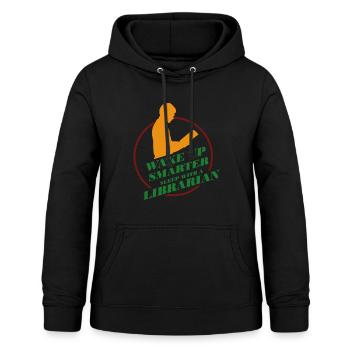 Reading Librarian - Librarian - Women's Hoodie - black - Front - AI Model Female 172 light (172cm)