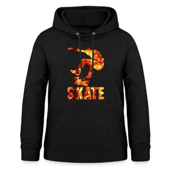 Skateboarder Skateboardtrick Skate Trick Geschenk - Frauen Hoodie - Schwarz - Vorne - AI Model Female 172 light (172cm)