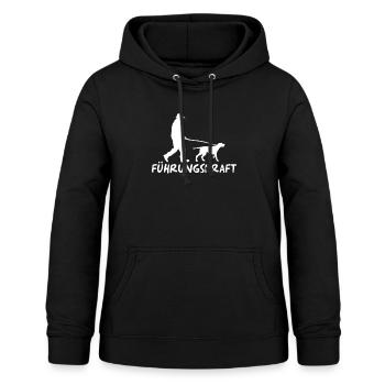 Hund Führungskraft Herrchen Hunde Gassi Gehen - Frauen Hoodie - Schwarz - Vorne - AI Model Female 172 light (172cm)