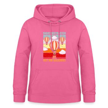 Heißluftballon - Frauen Hoodie - Pink - Vorne - AI Model Female 172 light (172cm)