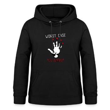 Worst case for gamers - the worst thing gambling - Women's Hoodie - black - Front - AI Model Female 172 light (172cm)