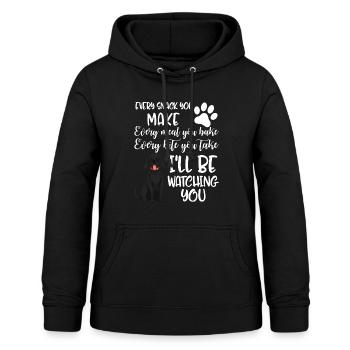 Hundefriseur Jeder Snack, den Sie zubereiten, backen Sie - Frauen Hoodie - Schwarz - Vorne - AI Model Female 172 light (172cm)