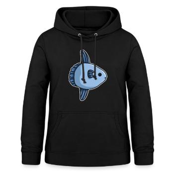 Mondfisch Herren Mondfisch Mola Sonnenfisch Glaube - Frauen Hoodie - Schwarz - Vorne - AI Model Female 172 light (172cm)