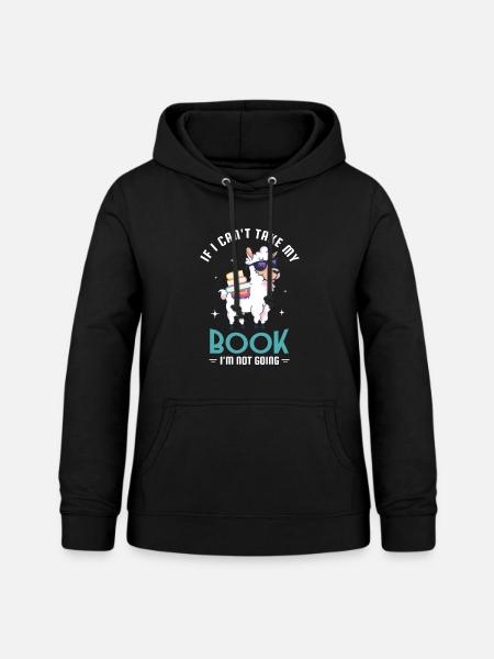 Lesen Leser Leserin Design - Frauen Hoodie - Schwarz