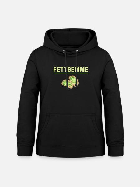 Fettbemme Ostdeutsche Spezialität - Frauen Hoodie - Schwarz
