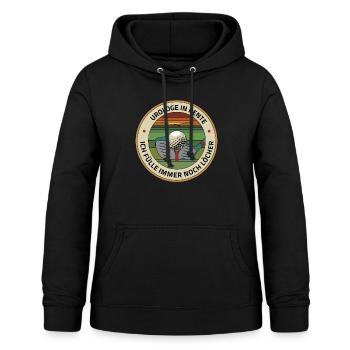 Urologe Golf Rente Golfer Golfplatz füllt Löcher - Frauen Hoodie - Schwarz - Vorne - AI Model Female 172 light (172cm)