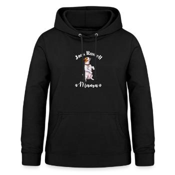 Jack Russell - Frauen Hoodie - Schwarz - Vorne - AI Model Female 172 light (172cm)