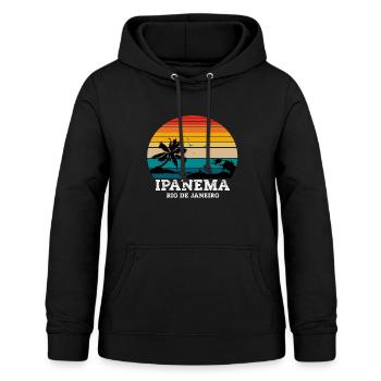 IPANEMA RIO DE JANEIRO - Sweat à capuche Femme - noir - Devant - AI Model Female 172 light (172cm)