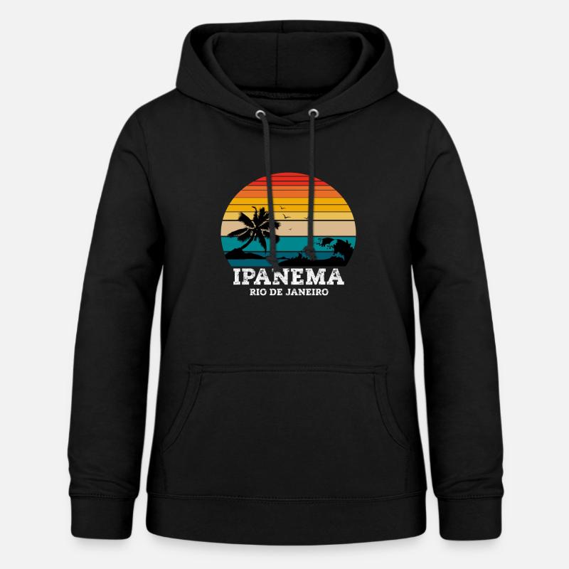 IPANEMA RIO DE JANEIRO - Sweat à capuche Femme - noir