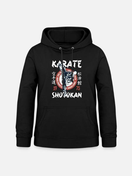 Karate Shotokan - Frauen Hoodie - Schwarz