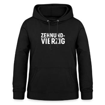 Zehnundvierzig fünfzigster Geburtstag 50. - Frauen Hoodie - Schwarz - Vorne - AI Model Female 172 light (172cm)