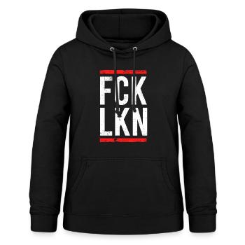 Fck Lkn Anti-Politik Politik Für Demonstranten - Frauen Hoodie - Schwarz - Vorne - AI Model Female 172 light (172cm)