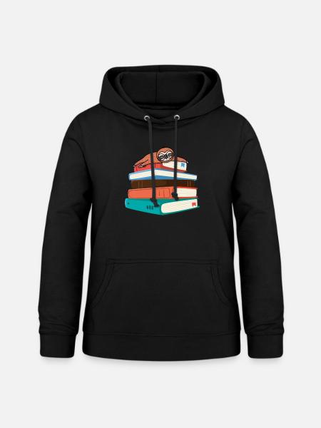 Buch - Frauen Hoodie - Schwarz