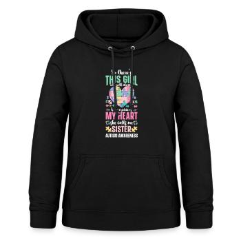 Autism Awareness - Women's Hoodie - black - Front - AI Model Female 172 light (172cm)