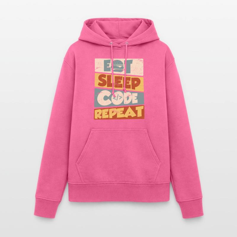 Programmer Developer IT Saying Eat Sleep Code Women's Hoodie