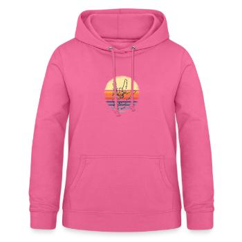 ASL Gebärdensprache vintage - Frauen Hoodie - Pink - Vorne - AI Model Female 172 light (172cm)