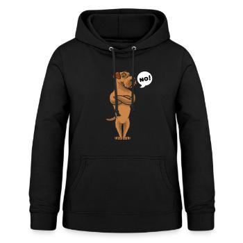 Sturer Irish Terrier - Frauen Hoodie - Schwarz - Vorne - AI Model Female 172 light (172cm)