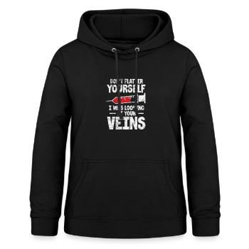 Anästhesie Anästhesist Arzt Medizin Geschenk - Frauen Hoodie - Schwarz - Vorne - AI Model Female 172 light (172cm)