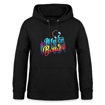 Beatmaker, Beatmaker Beat , Produzent, - Frauen Hoodie - Schwarz - Vorne - AI Model Female 172 light (172cm)