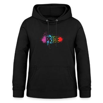 LGBT Rainbow Pride - Sweat à capuche Femme - noir - Devant - AI Model Female 172 light (172cm)