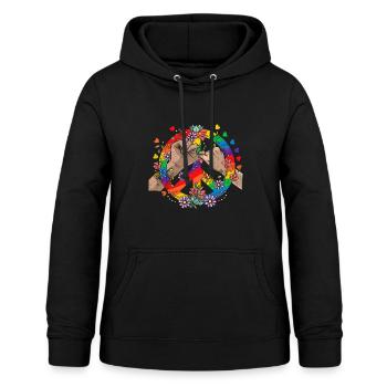 LGBT Tshirt Gay Transgenre Queer Homoehe - Sweat à capuche Femme - noir - Devant - AI Model Female 172 light (172cm)