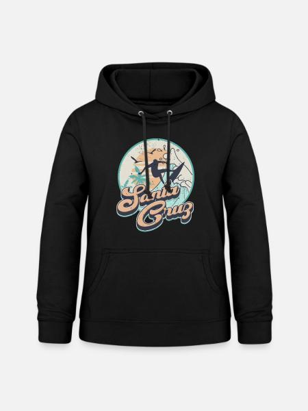 Santa Cruz - Frauen Hoodie - Schwarz