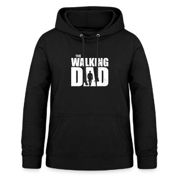 The Walking Dad Retro Vintage - Frauen Hoodie - Schwarz - Vorne - AI Model Female 172 light (172cm)