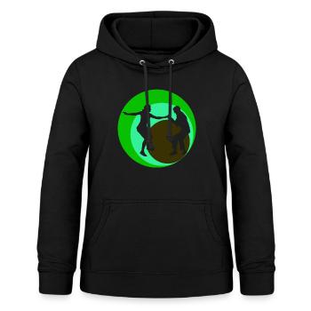 Boogie Woogie tanzen Retro Tänzer - Frauen Hoodie - Schwarz - Vorne - AI Model Female 172 light (172cm)