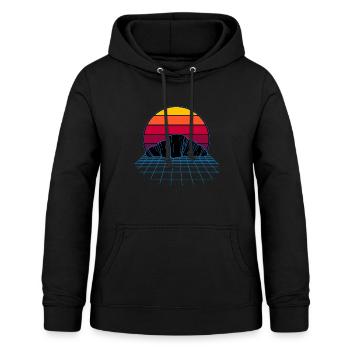 Brot - Frauen Hoodie - Schwarz - Vorne - AI Model Female 172 light (172cm)