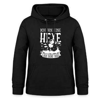 Hexe - Frauen Hoodie - Schwarz - Vorne - AI Model Female 172 light (172cm)