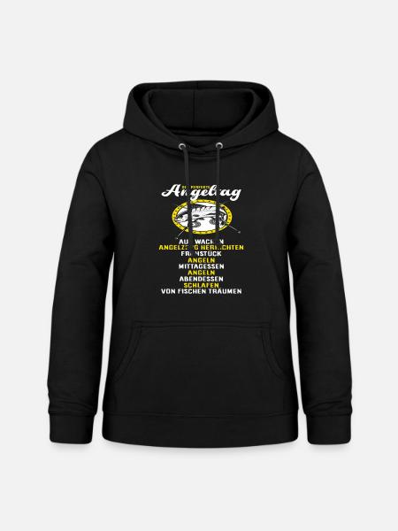 Angeler - Frauen Hoodie - Schwarz