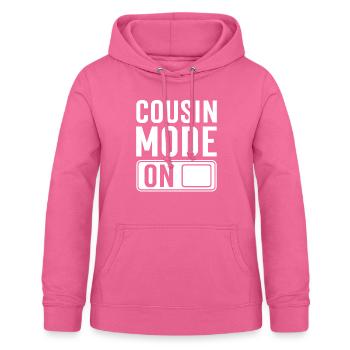 Expectant Cousin Saying - Women's Hoodie - pink - Front - AI Model Female 172 light (172cm)