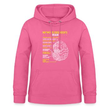 Network Engineer Networking Network Engineering - Frauen Hoodie - Pink - Vorne - AI Model Female 172 light (172cm)