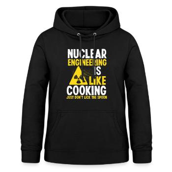 Nuclear Engineering Student Radiation Nuclear - Women's Hoodie - black - Front - AI Model Female 172 light (172cm)