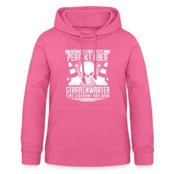Straßenwärter lustig Straßenmeisterei - Frauen Hoodie - Pink - Vorne - AI Model Female 172 light (172cm)