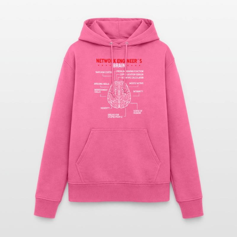 Network Engineering Brain Server Network Engineer Women's Hoodie