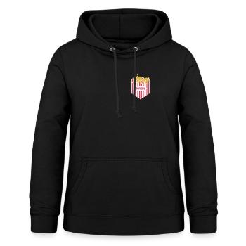 Sac de poitrine Popcorn Cadeau - Sweat à capuche Femme - noir - Devant - AI Model Female 172 light (172cm)