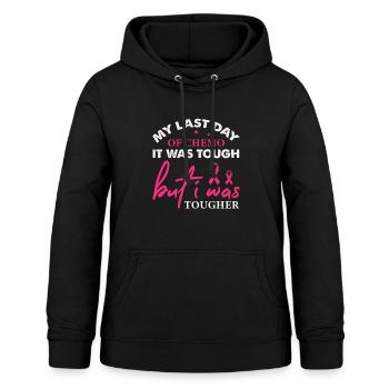 Letzter Tag von Chemo Cancer Survivor - Funny Chemo - Frauen Hoodie - Schwarz - Vorne - AI Model Female 172 light (172cm)